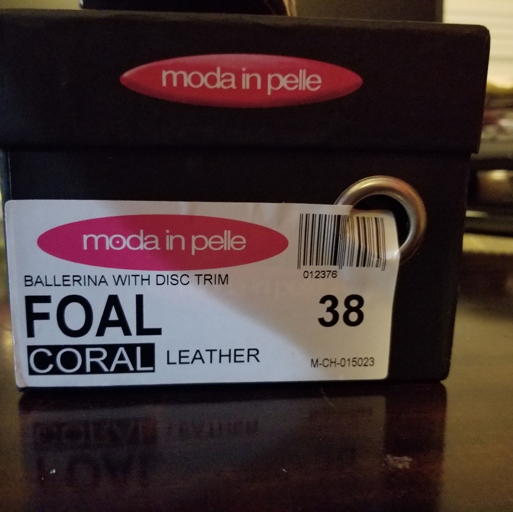 Moda pelle flat shoes